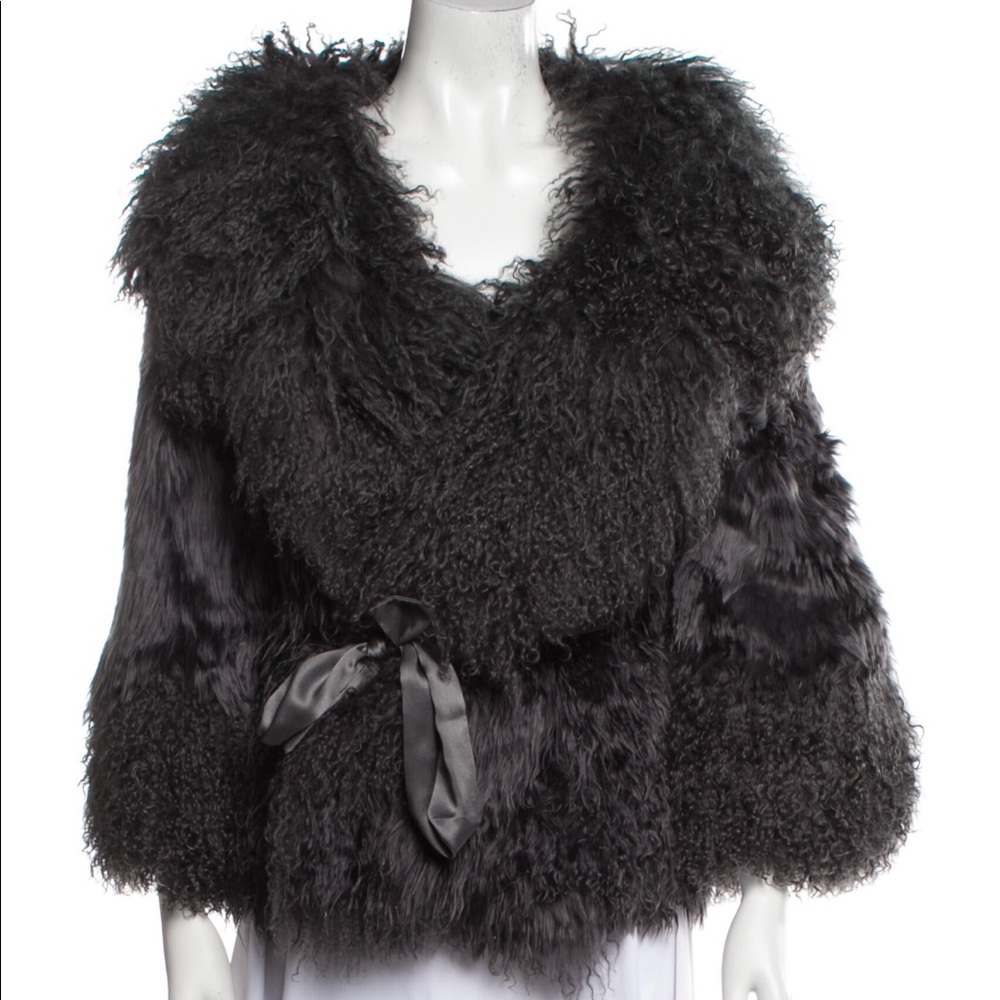 Marc Jacobs Alpaca Faux Fur Jacket